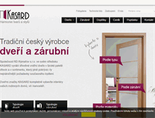 Tablet Screenshot of kasard.cz